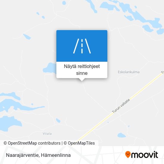 Naarajärventie kartta