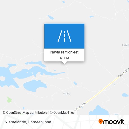 Niemeläntie kartta