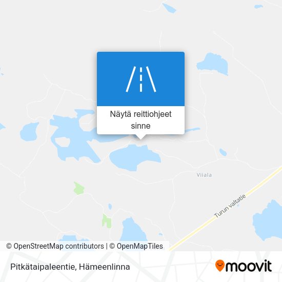 Pitkätaipaleentie kartta