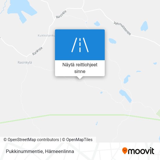 Pukkinummentie kartta