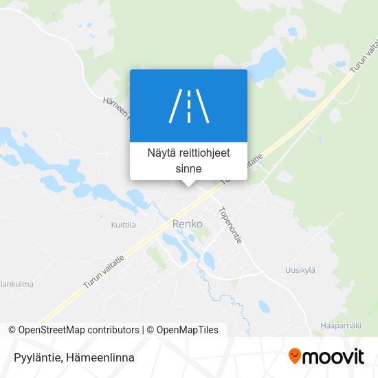 Pyyläntie kartta