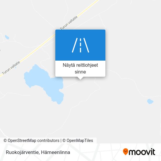 Ruokojärventie kartta