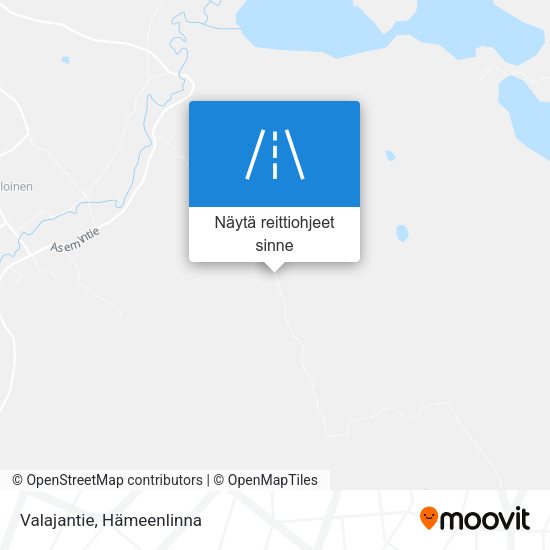 Valajantie kartta