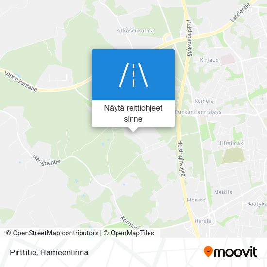 Pirttitie kartta