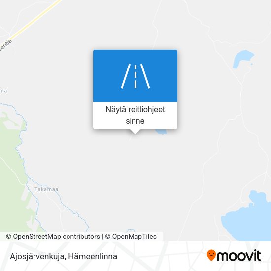 Ajosjärvenkuja kartta