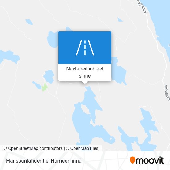 Hanssunlahdentie kartta