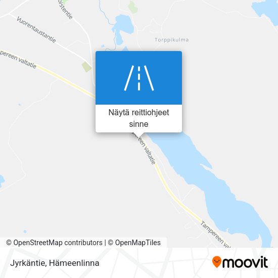 Jyrkäntie kartta