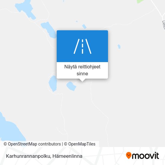 Karhunrannanpolku kartta