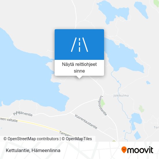 Kettulantie kartta