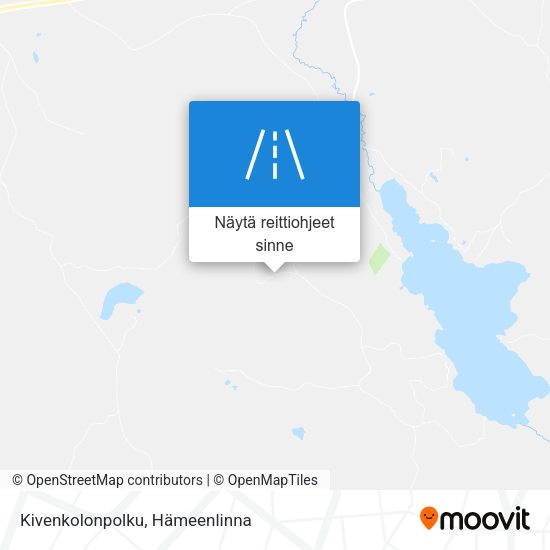 Kivenkolonpolku kartta