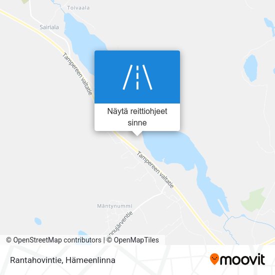 Rantahovintie kartta