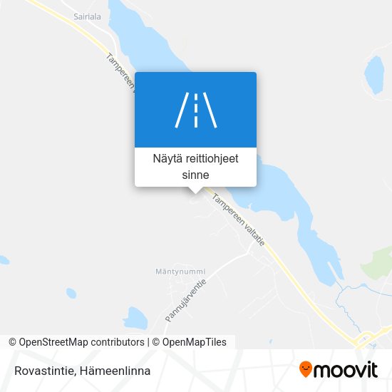 Rovastintie kartta