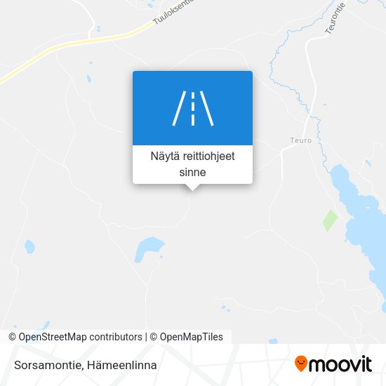 Sorsamontie kartta