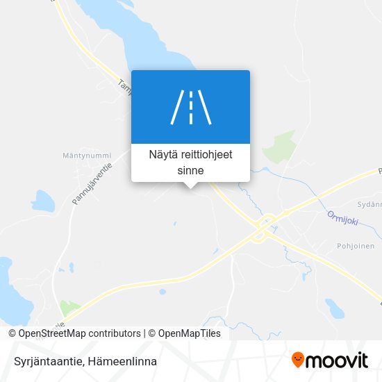 Syrjäntaantie kartta