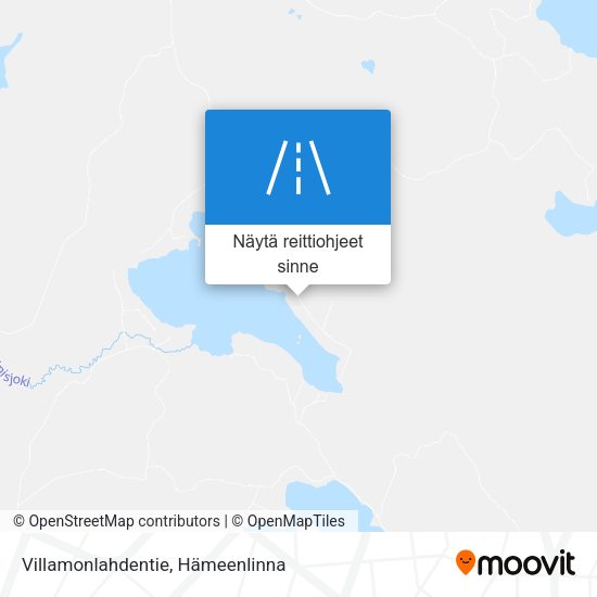 Villamonlahdentie kartta