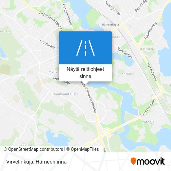 Virvelinkuja kartta