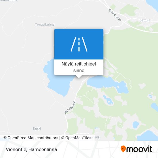 Vienontie kartta