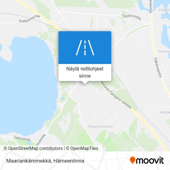 Maariankämmekkä kartta