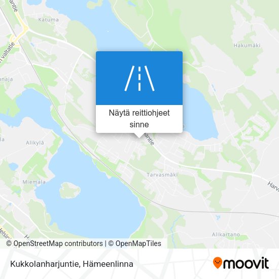 Kukkolanharjuntie kartta