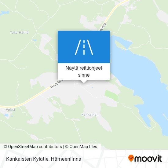 Kankaisten Kylätie kartta