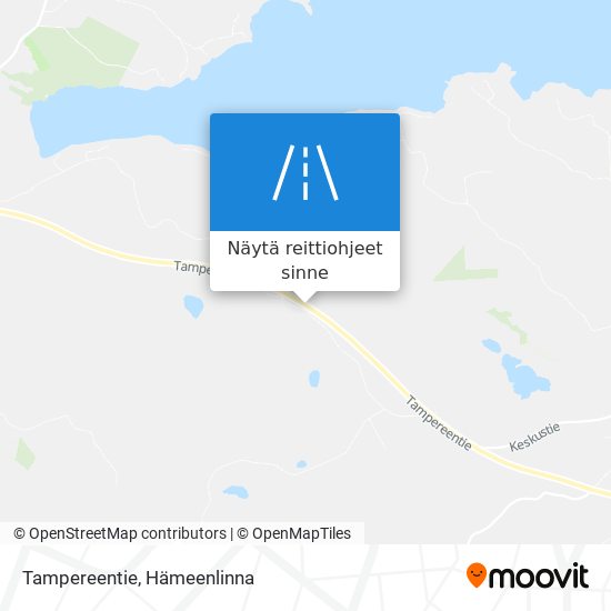 Tampereentie kartta