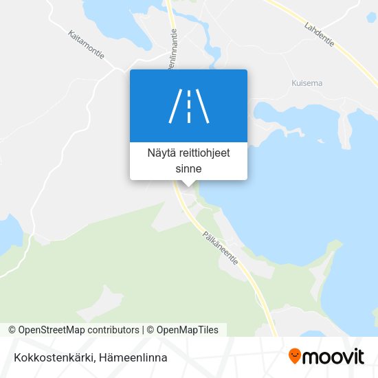 Kokkostenkärki kartta