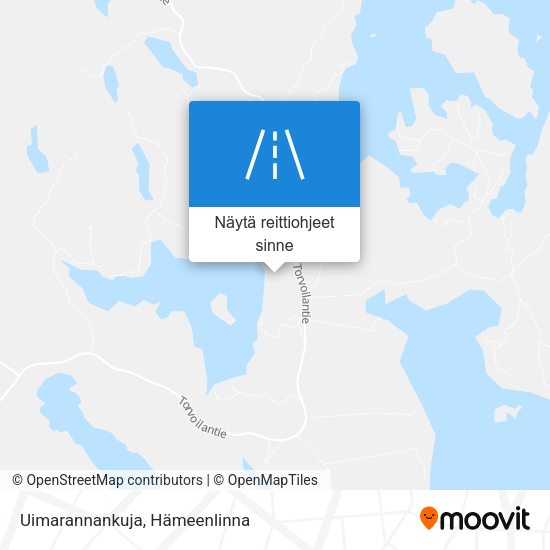 Uimarannankuja kartta