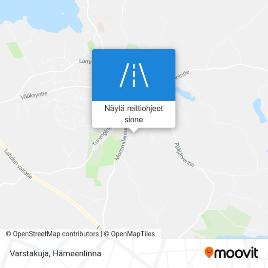Varstakuja kartta