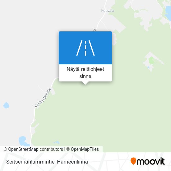 Seitsemänlammintie kartta