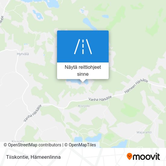 Tiiskontie kartta