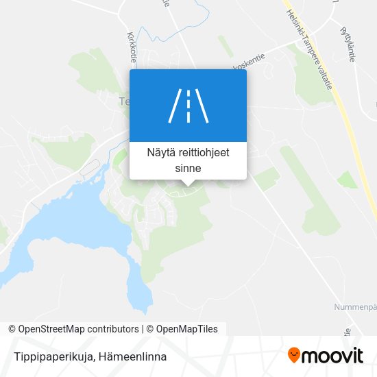Tippipaperikuja kartta