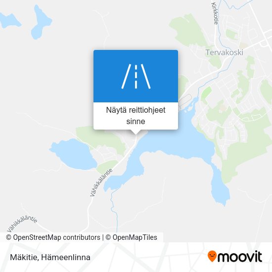 Mäkitie kartta