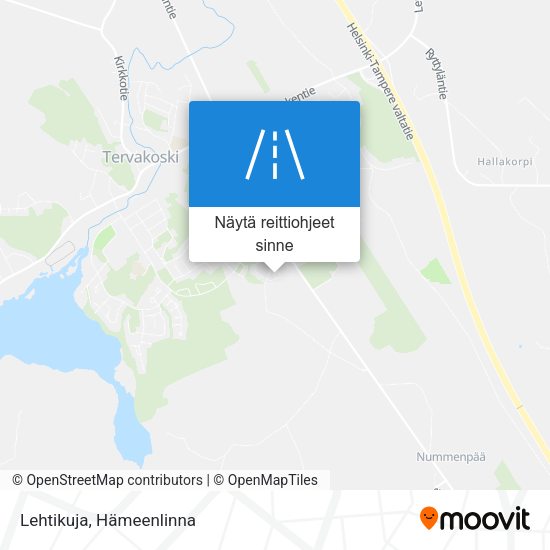 Lehtikuja kartta