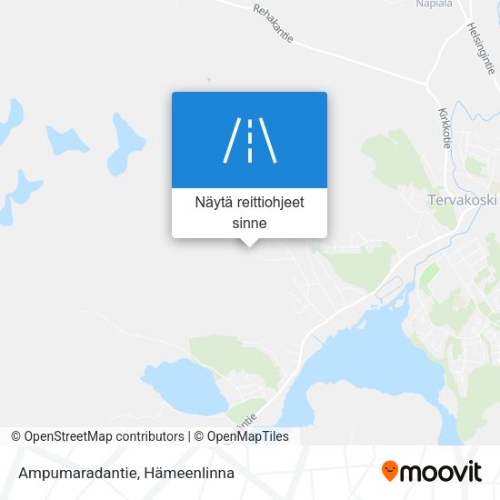 Ampumaradantie kartta