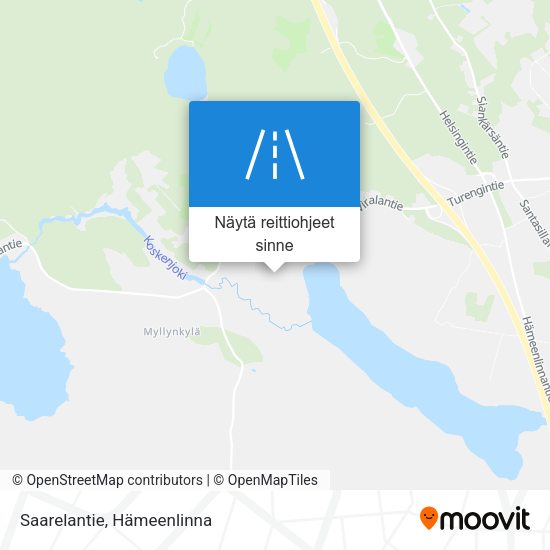 Saarelantie kartta