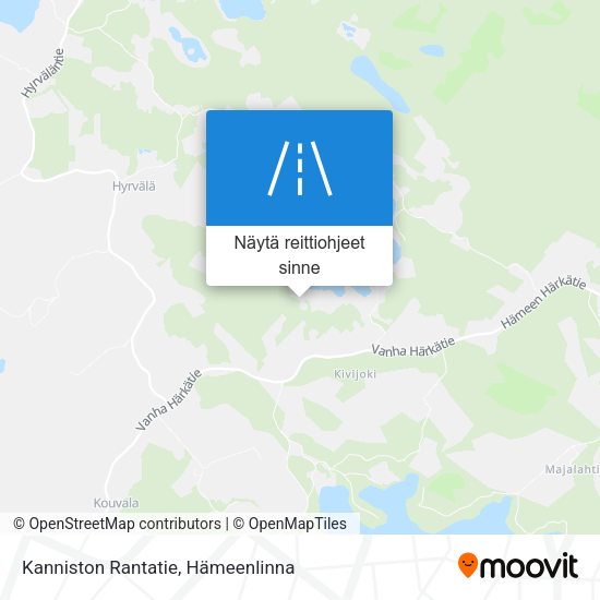 Kanniston Rantatie kartta