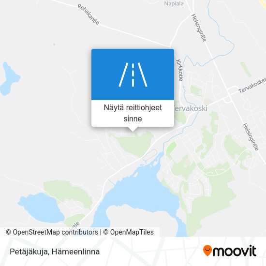 Petäjäkuja kartta
