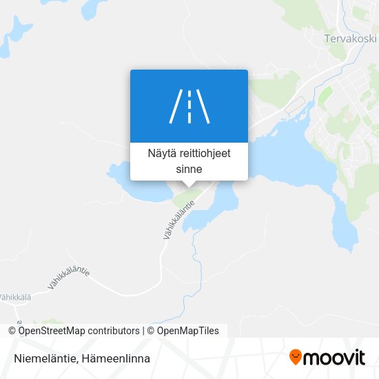 Niemeläntie kartta