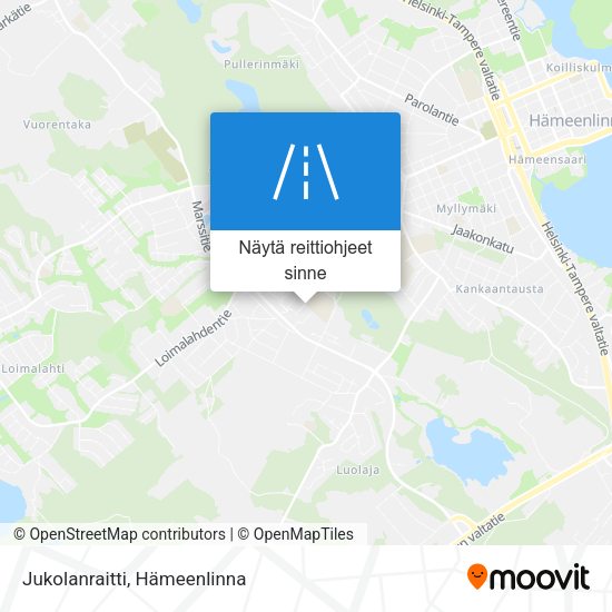 Jukolanraitti kartta