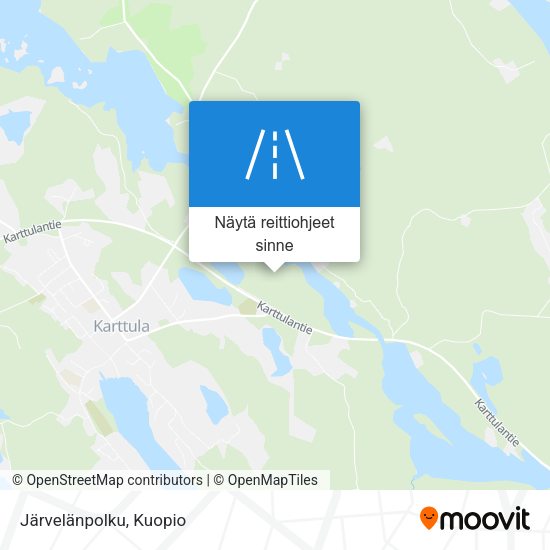 Järvelänpolku kartta