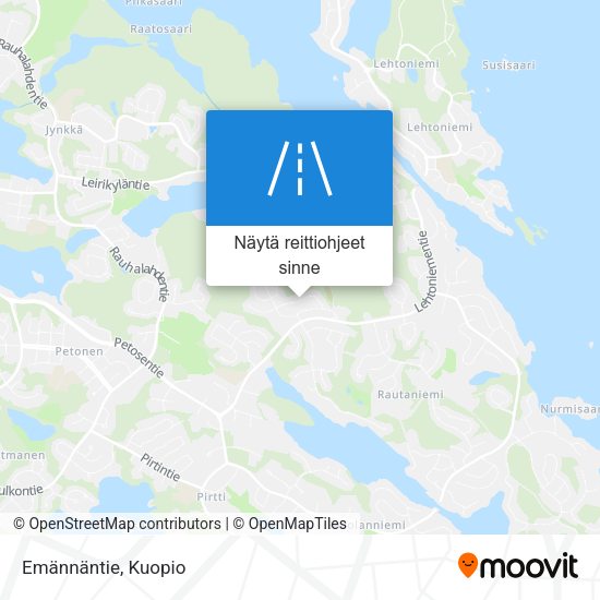 Emännäntie kartta