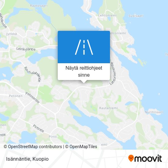 Isännäntie kartta