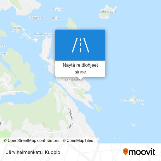 Järvihelmenkatu kartta