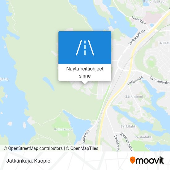 Jätkänkuja kartta