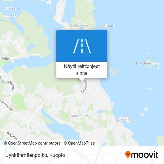 Jynkänmäenpolku kartta