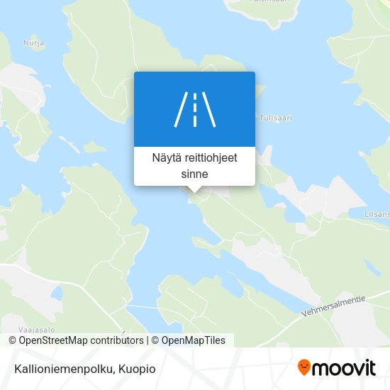 Kallioniemenpolku kartta