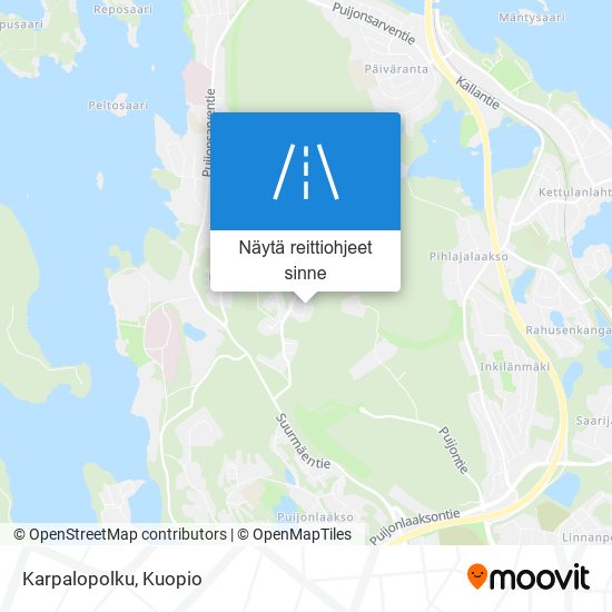 Karpalopolku kartta