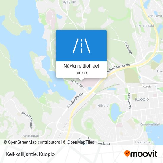 Kelkkailijantie kartta