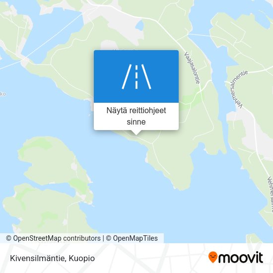 Kivensilmäntie kartta