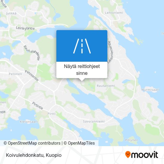 Koivulehdonkatu kartta